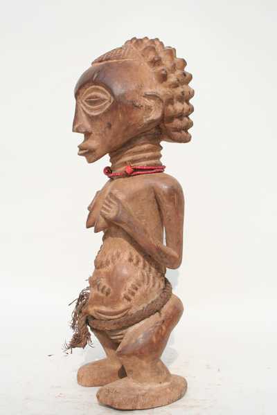 Luba (statue), d`afrique : rep.dem.Congo, statuette Luba (statue), masque ancien africain Luba (statue), art du rep.dem.Congo - Art Africain, collection privées Belgique. Statue africaine de la tribu des Luba (statue), provenant du rep.dem.Congo, 1453/1445.Statue d